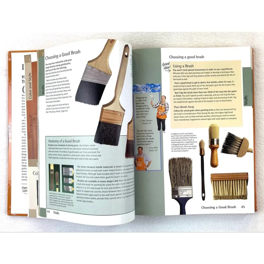 Decorating 1-2-3 Home Depot Decorating Guide Book Hardcover ISBN 9780696211072